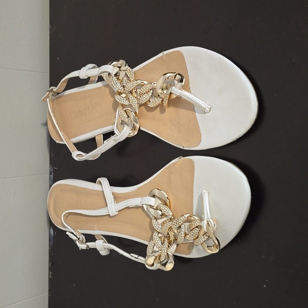 White sandal size 8.5